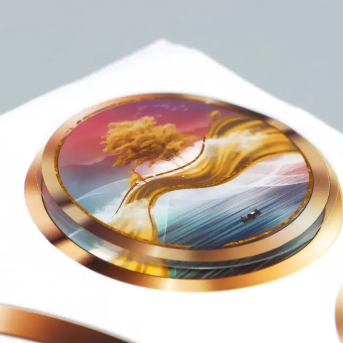 Наклейка пластик интерьерная 3D  Наклейка пластик интерьерная 3D "Лесной олень" 52х35 см