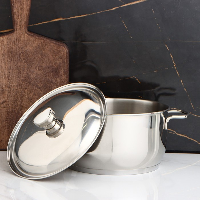 Кастрюля «Классика-прима», 3 л, d=20 см, капсульное дно, индукция Кастрюля «Классика-прима», 3 л, d=20 см, капсульное дно, индукция