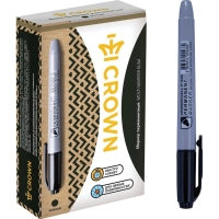 Маркер перманентный Crown Multi Marker Slim&nbsp;2 мм черный