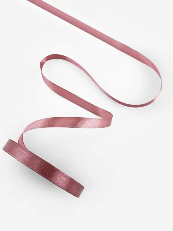 Лента атласная, 10 мм, 23±1 м, цвет бурый №284 Лента атласная, 10 мм, 23±1 м, цвет бурый №284