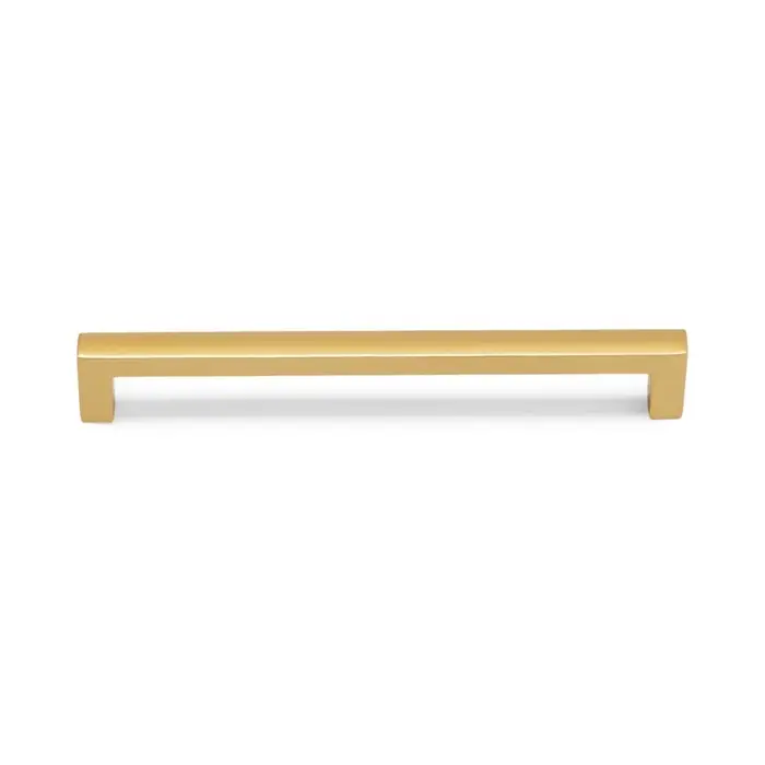 Ручка-скоба CAPPIO SQUARE RSC007, алюминий, м/о 160 мм, цвет матовое золото