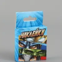 Наклейки для подарков &laquo;Супергерои&raquo;, 42 штуки в коробке, 3 &times; 4 см