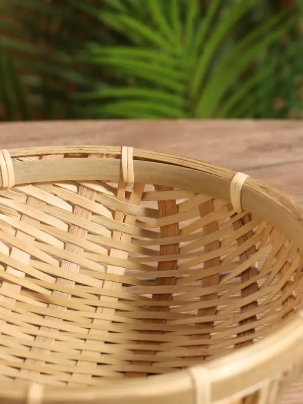Чаша плетеная, 20 см, бамбук