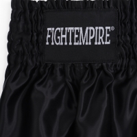 Шорты для тайского бокса FIGHT EMPIRE, р. L, цвет чёрный