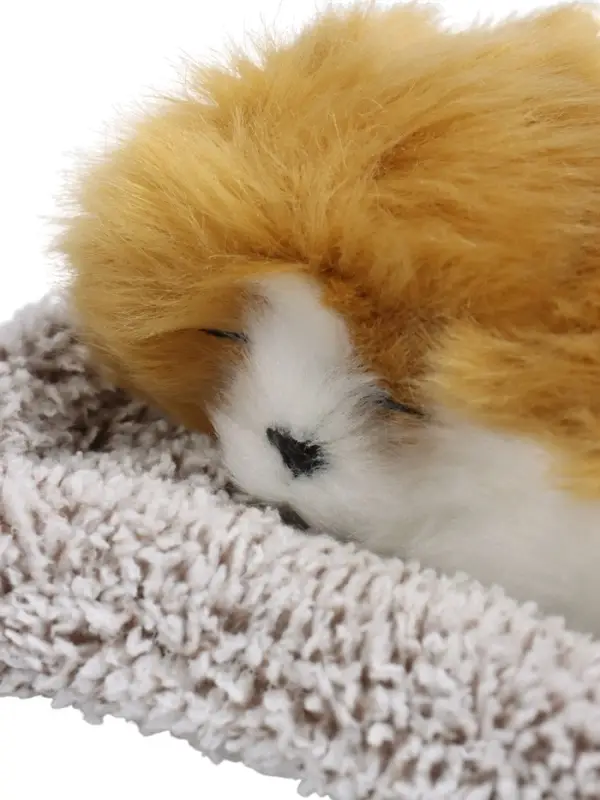 Игрушка на панель автомобиля &laquo;Собака на подушке&raquo; бело-рыжий