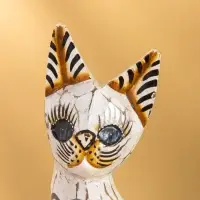 Сувенир «Кошка в ошейнике», 7×3.5×20 см, дерево, МИКС