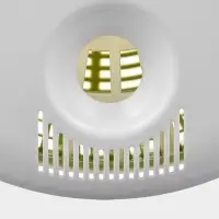 Центрифуга для сушки зелени Доляна Fresh cook, 3.7 л, пластик, белая, зелёная