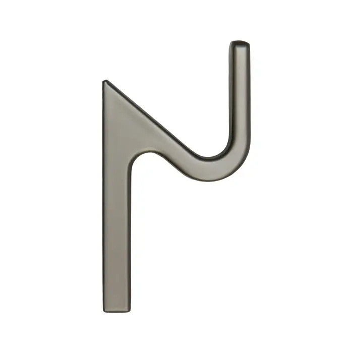 Крючок мебельный CAPPIO ANEMONE, однорожковый, цвет графит