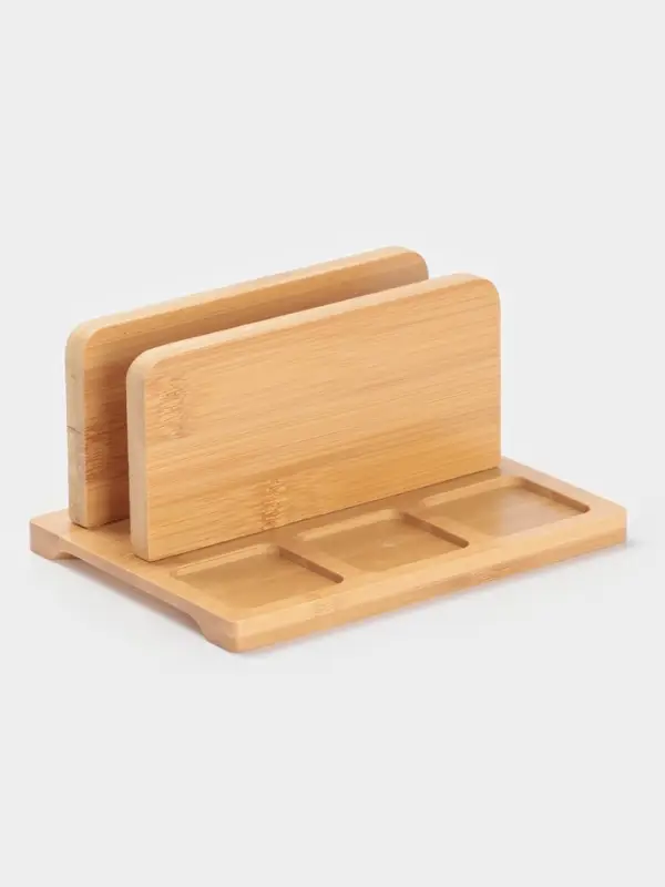 Набор для специй BellaTenero &laquo;Больцано&raquo;, 4 предмета, на подставке, керамика, белый