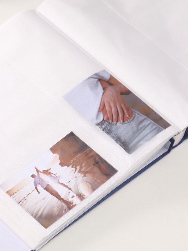 Фотоальбом на 500 фото 10х15 см Фотоальбом на 500 фото 10х15 см "Текстуры" в коробке синий 4,7х33х34 см