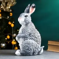 Садовая фигура из полистоуна &laquo;Заяц полевой&raquo;, 33&times;21&times;18 см