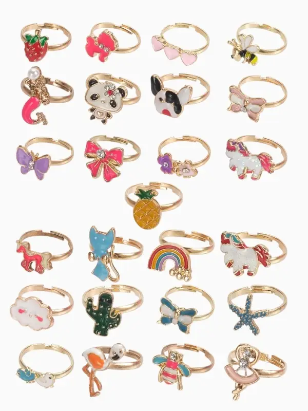 Кольцо детское «Приключение», форма МИКС, цветное, безразмерное Кольцо детское «Приключение», форма МИКС, цветное, безразмерное