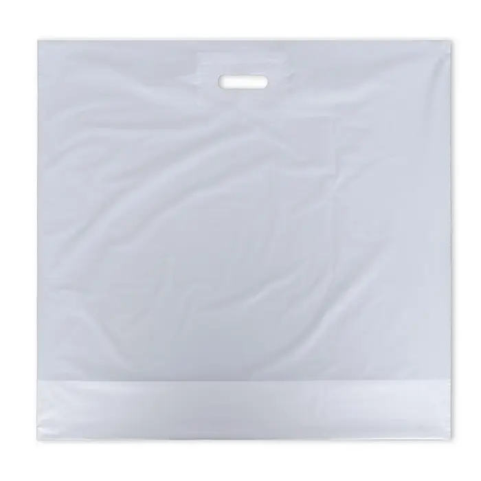 Пакет полиэтиленовый с вырубной ручкой, 64×60+8 60 мкм Белый Пакет полиэтиленовый с вырубной ручкой, 64×60+8 60 мкм Белый