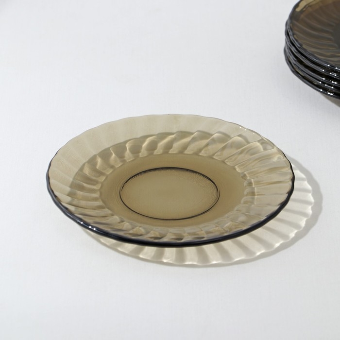 Набор столовый Elica, 44 предмета, стеклянный, дымка Набор столовый Elica, 44 предмета, стеклянный, дымка