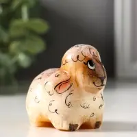 Фигурка &laquo;Овечка Долли&raquo;, 6&times;7 см, селенит, МИКС