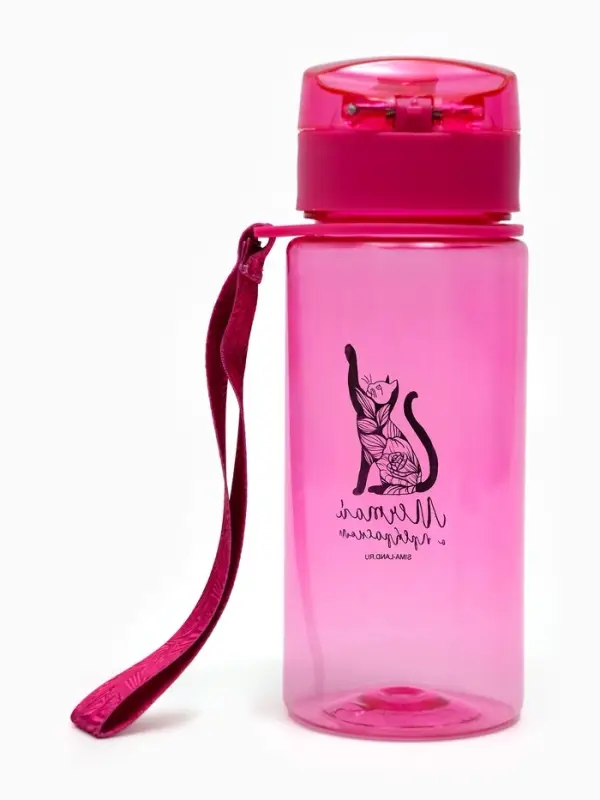 Бутылка для воды пластиковая &laquo;Мечтай&raquo;, 400 мл