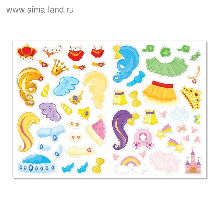 Наклейки «Наряди пони», 12 стр. Наклейки «Наряди пони», 12 стр.