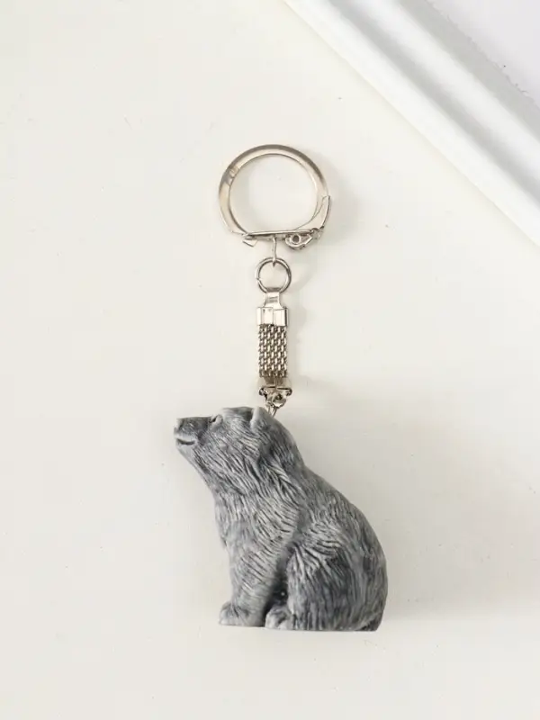 Брелок Брелок "Медвежонок сидит" 4,5 см