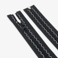 Молния &laquo;Спираль&raquo;, №5, разъёмная, замок автомат, 60 см, чёрная