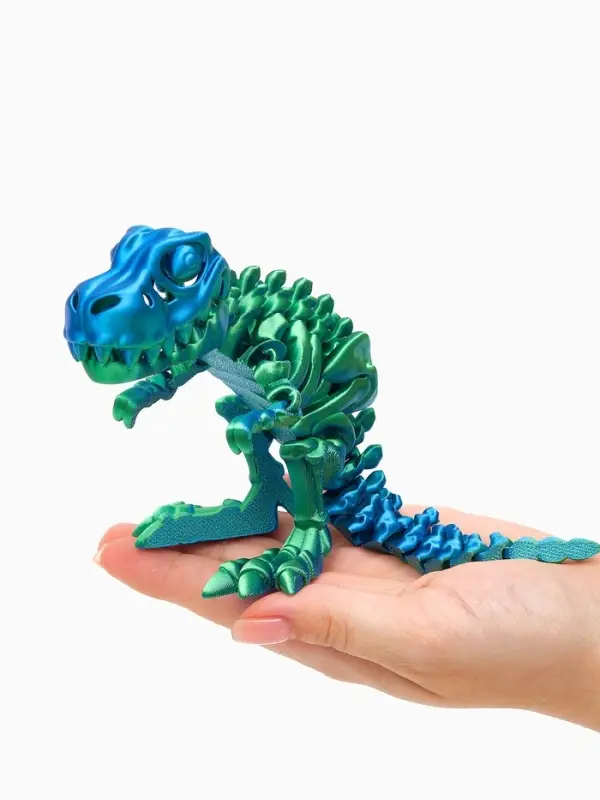 3Д - печатная игрушка &laquo;Динозавр&raquo;, подвижная, цвет МИКС