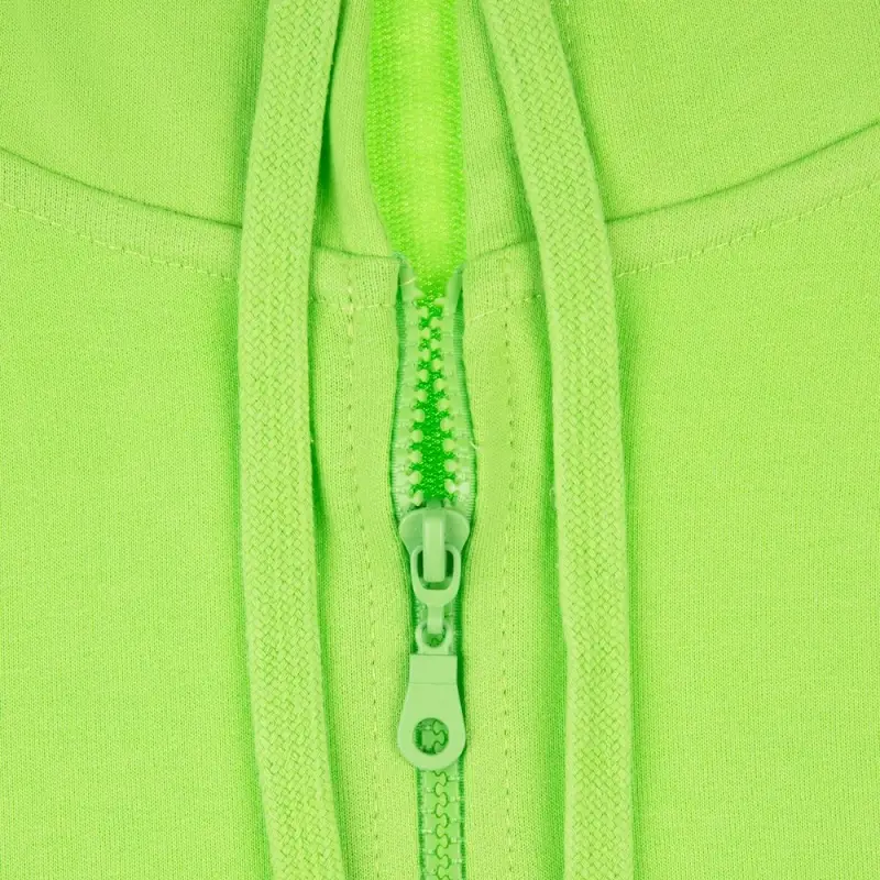 Толстовка на молнии с капюшоном Siverga 2.0, зеленое яблоко, размер XS