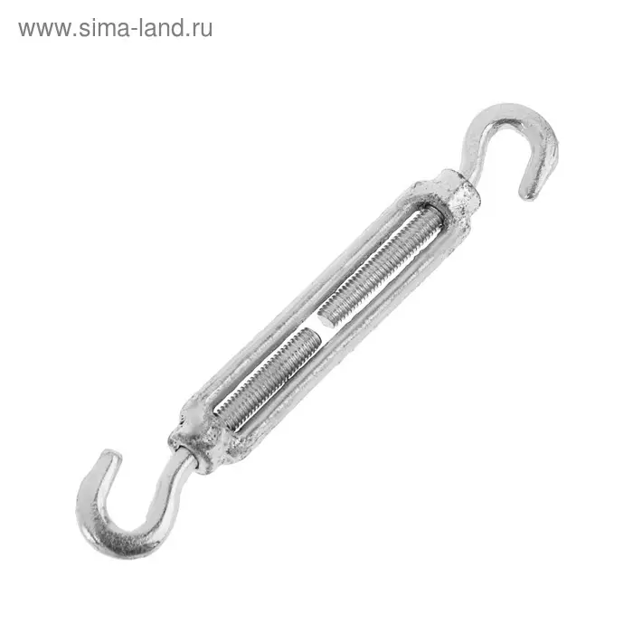 Талреп крюк-крюк ТУНДРА krep, DIN 1480, М6, оцинкованный Талреп крюк-крюк ТУНДРА krep, DIN 1480, М6, оцинкованный