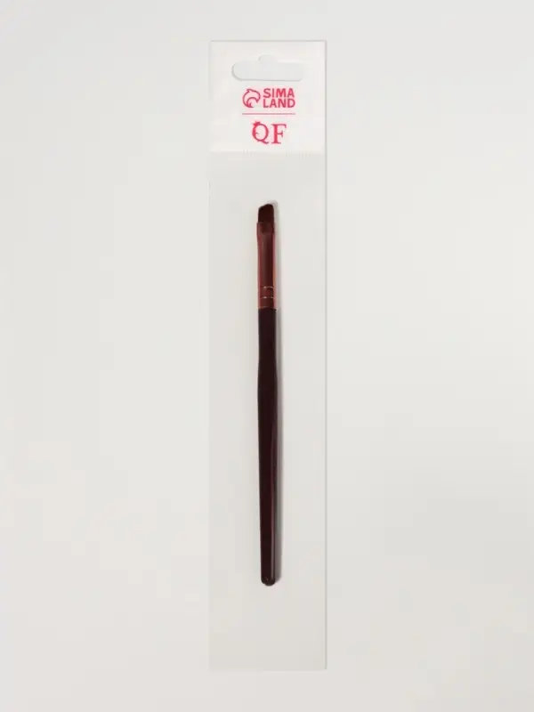 Кисть для макияжа «Brush COFFEE», скошенная, 13 (± 1) см, цвет коричневый/бронзовый Кисть для макияжа «Brush COFFEE», скошенная, 13 (± 1) см, цвет коричневый/бронзовый