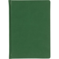 Ежедневник недатированный А5+, 136л, VELVET зеленый  3-115/05