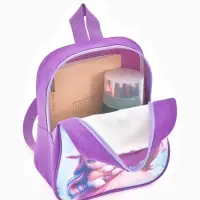 Рюкзак детский 20,5*9*24, отд на молнии, девочка сиреневый