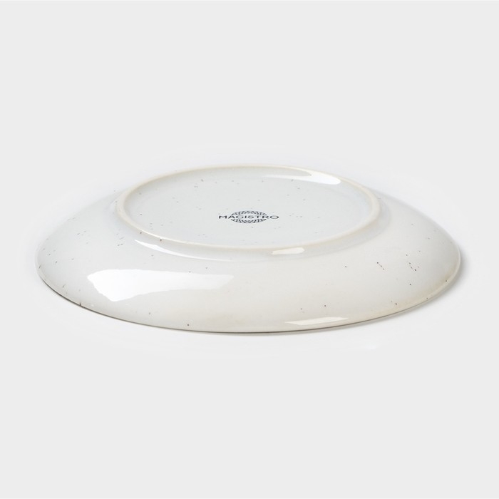 Блюдце фарфоровое Magistro Urban, d=14,2 см, цвет белый Блюдце фарфоровое Magistro Urban, d=14,2 см, цвет белый