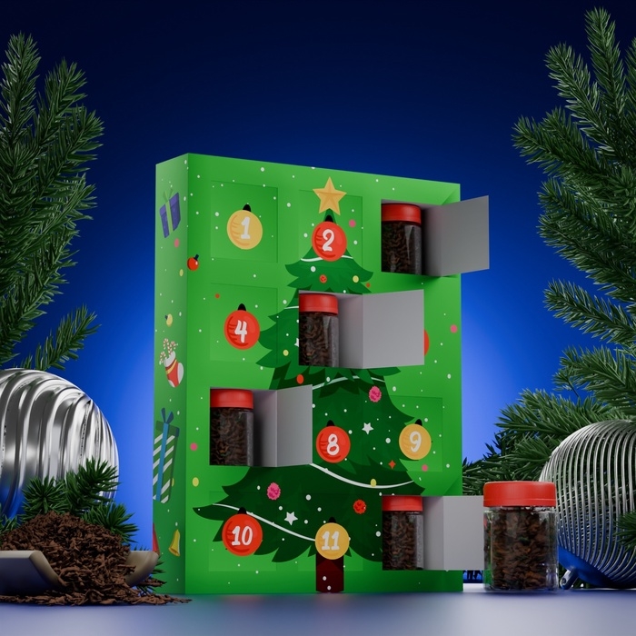 Новогодний чайный адвент  Новогодний чайный адвент "С новым годом !", 215 г