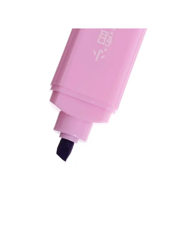 Набор маркеров текстовыделителей 6 цветов, в пластиковом пенале