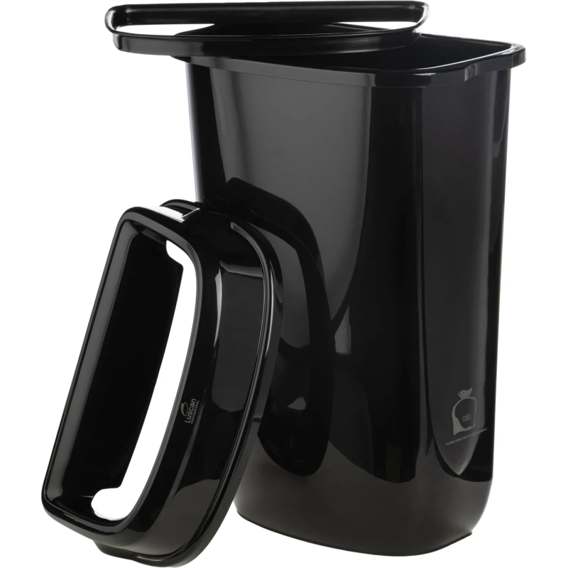 Контейнер для мусора  (корзина) Luscan Prof Etalon 12л черный 151041