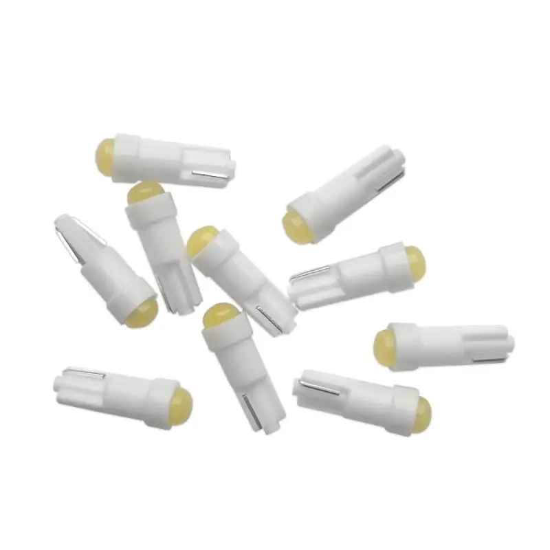 T005 T5/белый/ (W2*4,6d) 1 LED 5mm,10 шт.