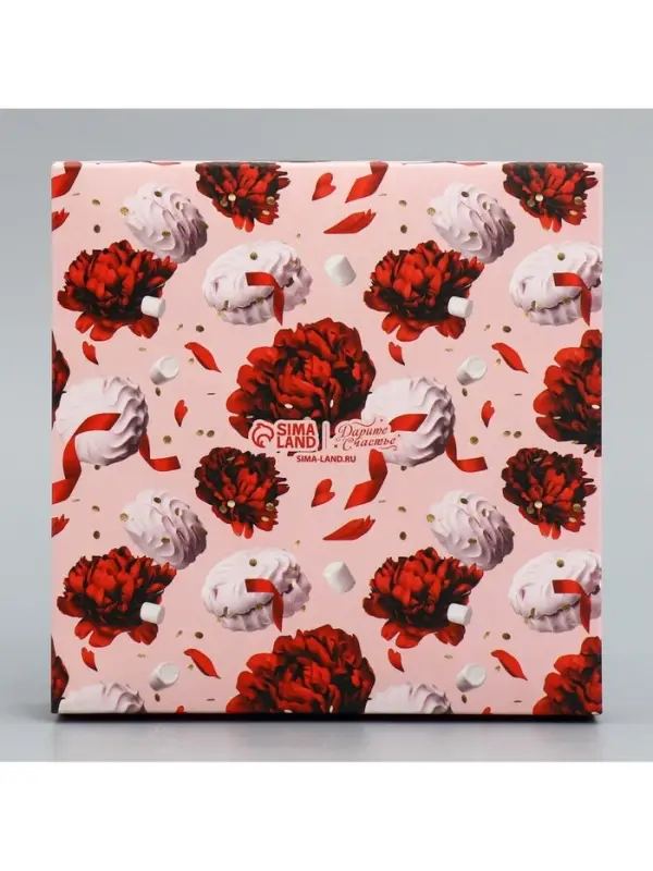 Коробка для конфет, кондитерская упаковка, 9 ячеек, Present, 14.7&times;14.7&times;3.5 см