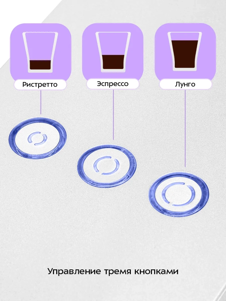 Кофеварка "3 в 1" капсульная рожковая КТ-7497 - 1400 Вт Кофеварка "3 в 1" капсульная рожковая КТ-7497 - 1400 Вт