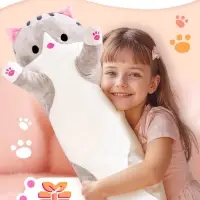 Мягкая игрушка &laquo;Кот Батон&raquo;, цвет серый, 110 см