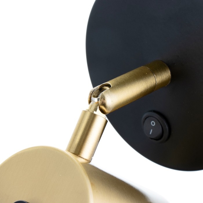 Бра "Алонсо" LED 5Вт золото-черно 10х7,5 см