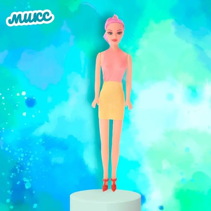 Кукла-модель «Оленька» в вечернем платье, МИКС Кукла-модель «Оленька» в вечернем платье, МИКС