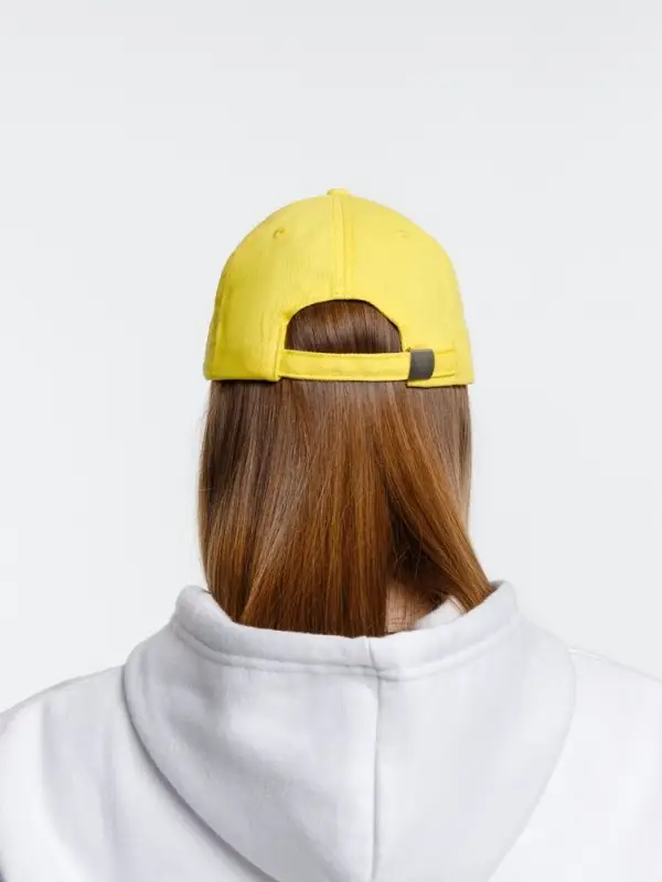 Бейсболка Spiker, желтая с белым