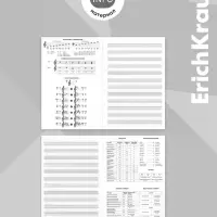 Тетрадь для нот А4 ErichKrause Music Fantasy, 24 листа, на скобе