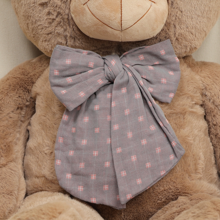 Мягкая игрушка «Мишка», с бантом в горошек, 80 см Мягкая игрушка «Мишка», с бантом в горошек, 80 см
