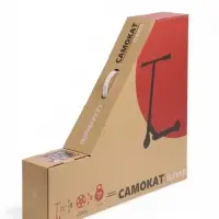Самокат трюковой GRAFFITI Clever 24, колёса PU 100 мм, резьбовая компрессия, ABEC 9 Chrom, красный