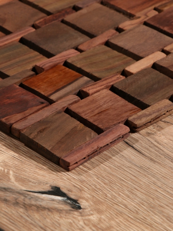 Коврик из тикового дерева, 30х20х0,7 см