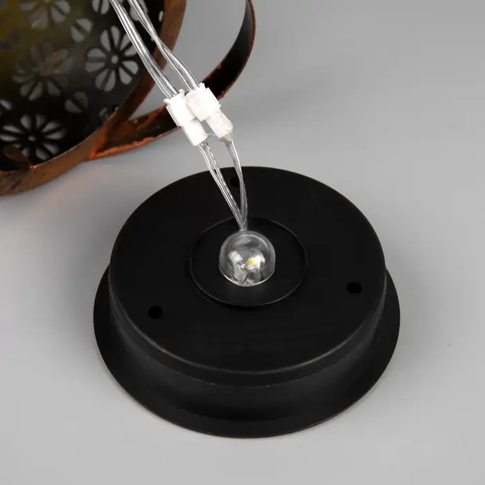 Садовый светильник &laquo;Лейка&raquo;, уличный, на солнечной батарее, 21&times;15&times;9.5 см, 37 LED, свечение тёплое белое