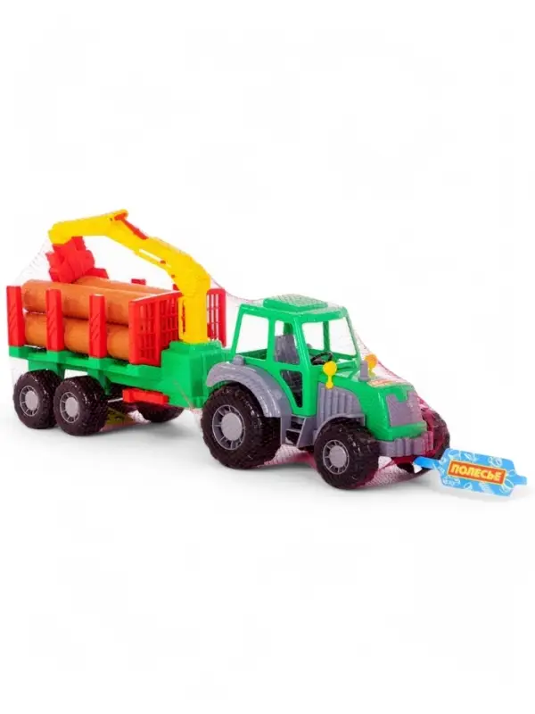 Трактор &laquo;Алтай&raquo; с полуприцепом-лесовозом