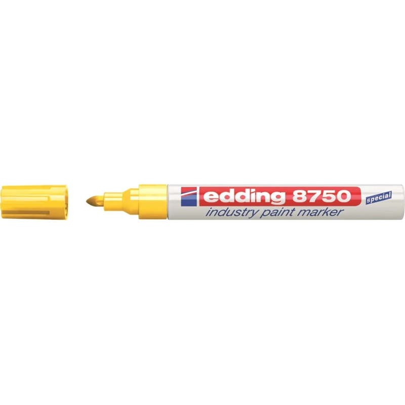 Маркер для промышленной графики EDDING E-8750/5 желтый 2-4мм