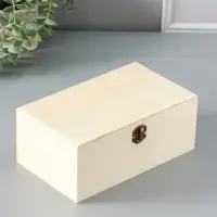 Шкатулка для росписи дерево &laquo;Прямоугольная&raquo;, замок пряжка, 23.5&times;14&times;9.5 см
