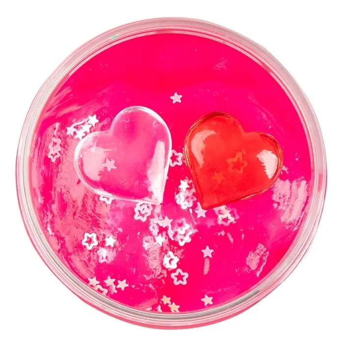 Слайм "Мялка-жмялка", розовый, с посыпкой и фигуркой, 180 г SLI64