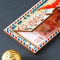 Купюрница "С Новым Годом" лошадь,  шкатулка для денег